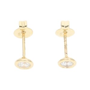 Ohrstecker Gold 585 mit Diamanten im Brillantschliff...