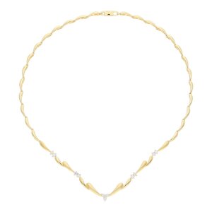 Diamantcollier Gold 750 Brillanten Second Hand wie neu...