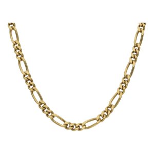 Goldkette 333 FBM Figaro massiv Second Hand wie neu...