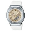 Casio G-Shock Uhr Damen GM-S2110-7A9ER Resin, Edelstahl, Weiß