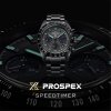 Seiko Herrenuhr SSC917P1 SPEEDTIMER Solar Chronograph The Black Series
