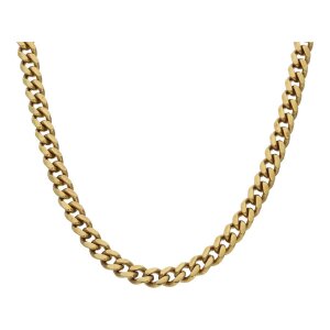 Panzerkette Gold 333 massiv Second Hand wie neu 25324990...