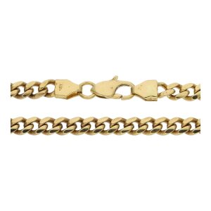 Panzerkette Gold 333 massiv Second Hand wie neu 25324990...