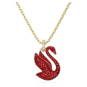 Swarovski Halskette 5647871 Schwan, Mittel, Rot,...