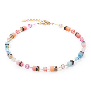 Coeur de Lion Halskette Aqua-Apricot 2838/10-2028...