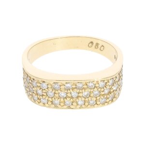 Diamant Ring Gold 585 Brillant Second Hand wie neu...