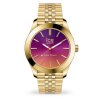 Ice-Watch Damen Uhr ICE Steel 023792 Solar, Gold Night Pink