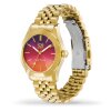 Ice-Watch Damen Uhr ICE Steel 023792 Solar, Gold Night Pink