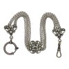 JuwelmaLux Taschenuhr Kette Silber 925 Oxidiert, Tracht, vierreihig JL30-09-5156