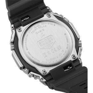 Casio G-Shock Uhr Herren GBM-2100A-1A3ER Bluetooth, Solar, Resin, Edelstahl, Harz, Grün, Schwarz