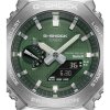 Casio G-Shock Uhr Herren GBM-2100A-1A3ER Bluetooth, Solar, Resin, Edelstahl, Harz, Grün, Schwarz