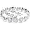 Ariana Grande x Swarovski Tennis Armband 5720860 Verschiedene Schliffe, Weiß, Rhodiniert