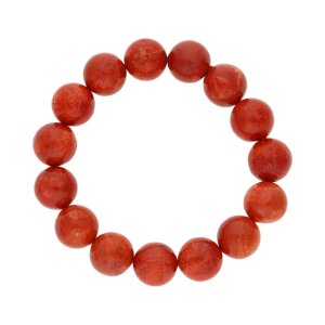 Damenarmband Schaumkoralle rot JL47-03-0203 JuwelmaLux