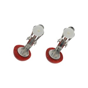 Ohrclips Schaumkoralle Metall JL47-06-0205 JuwelmaLux