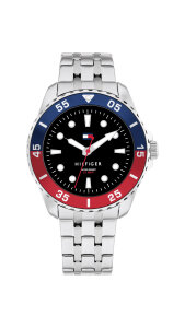 Tommy Hilfiger Kinderuhr 1720048 Edelstahl, Schwarz