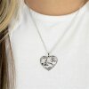 Engelsrufer Halskette Herz ERN-YIYAHEARTLEAF-ZI Silber mit Zirkonia