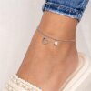 Engelsrufer Fußkette ERFS-HEART-PE Herz Edelstahl mit Perle