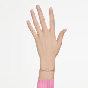 Swarovski Matrix Armband 5707187 Tropfenschliff, Rosa, Gold plattiert