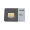 Goldbarren 2,5 Gramm Umicore Feingold 999,9 zertifiziert, mit individueller Seriennummer GB-2025-15-2.5g