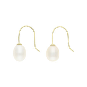 JuwelmaLux Perlen Ohrhänger Gold 585 mit...