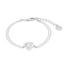 Joop! Armband mit Herzanhänger 925/000 Silber 2039690 Zirkonia