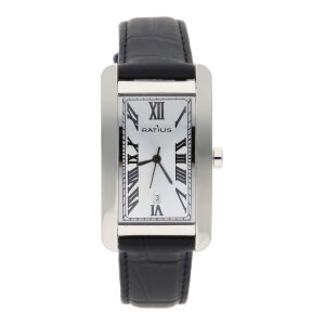Ratius Herren Armbanduhr 22.3105.25 Edelstahl, Leder,...