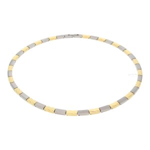 Boccia Collier 08081-02, Titan, gold plattiert, Bicolor