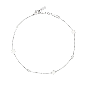 Mabina Damen Fußkette 925 Silber 534064 Zirkonia