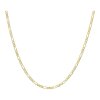 Goldkette für Anhänger 333 JL48-05-0070 Figaro diamantiert, Breite 1,4 mm, Made in Germany