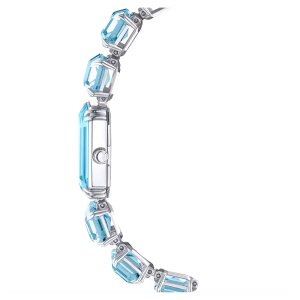 Swarovski Millenia Uhr 5729722 Armband im Oktagon-Schliff, Blau, Edelstahl