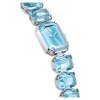 Swarovski Millenia Uhr 5729722 Armband im Oktagon-Schliff, Blau, Edelstahl