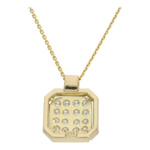 585 Goldanhänger Bicolor Brillanten ca. 0,64 ct,...