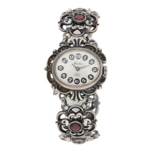 835 Silber Trachtenarmbanduhr Handaufzug Second Hand...