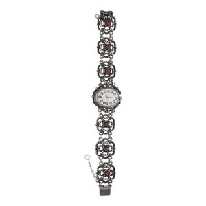 835 Silber Trachtenarmbanduhr Handaufzug Second Hand...