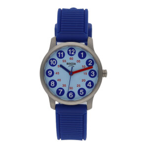 Kinderuhr Titan Boccia Blau 3373-06 Silikon