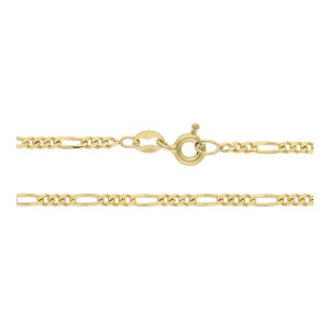 Goldkette für Anhänger 585 Figaro 25325630...