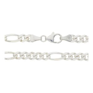 Herren Halskette Silber 925 Massiv 25325640 Figaro,...