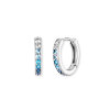 Engelsrufer Creolen ERE-OCEAN-ZIM-CR-13 Silber Zirkonia Blau