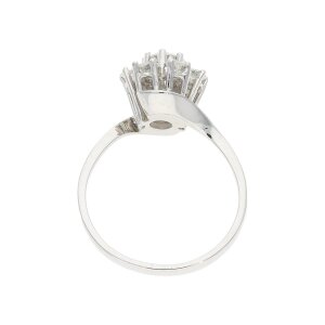 Diamantring Weißgold 585, Brillanten 0,93 Carat,...
