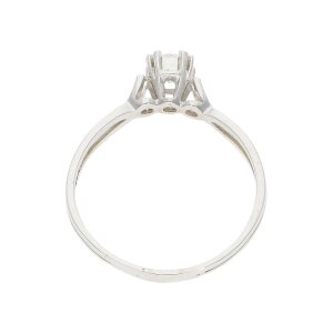 Diamantring Weißgold 750, Brillanten ca. 0,47...