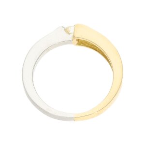 Diamant Ring 950 Platin & 750 Gold, Brillanten 0,15...