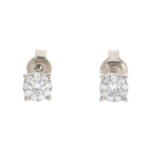 Diamant Ohrstecker Weißgold 750, ca. 0,38 Ct....