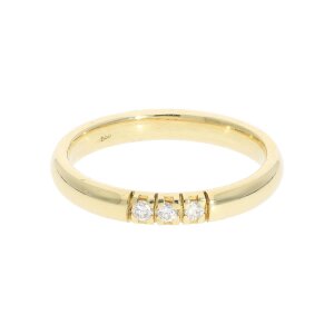 Memoire Ring Gold 585, Brillant 0,09 Carat, Second Hand...