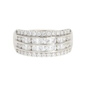 Diamant Ring 750 Weißgold, 1,02 Carat, Second Hand...