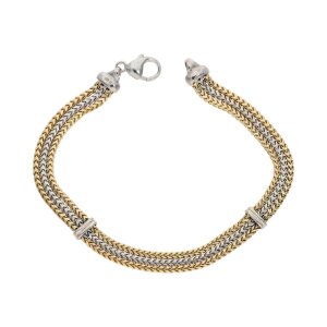 Goldarmband Damen Bicolor Gold 585 Second Hand wie neu...