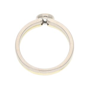 Diamant Ring massiv Bicolor Second Hand wie neu 25325719...
