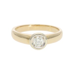 Diamant Ring Gold 585 Second Hand wie neu 25325716 getragen