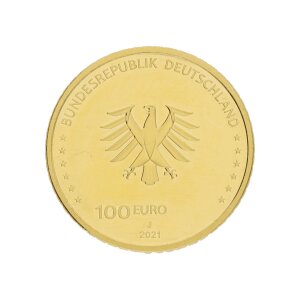 Goldmünze 1/2 Unze 999,9 Feingold 100 Euro...