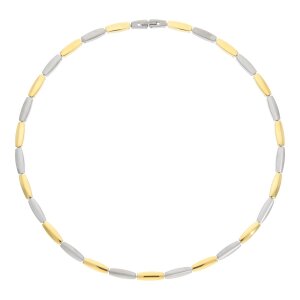 Boccia Collier Titan Bicolor 08082-02 Gelbgold plattiert