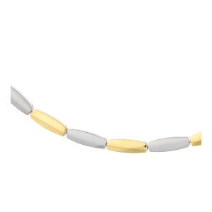 Boccia Collier Titan Bicolor 08082-02 Gelbgold plattiert